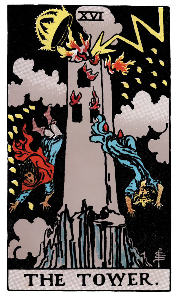 The Tower tarot card